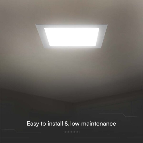 LED Лампа за окачен таван LED/3W/230V 9x9 см 4000K бял