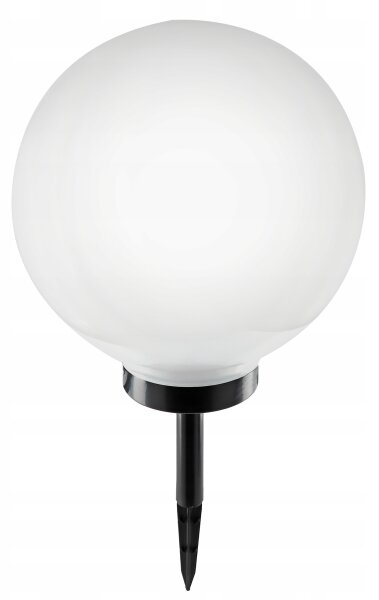 Соларна LED лампа LED/1,2 V 6500K 200 mAh Ø 30 см IP44 бяла/черна