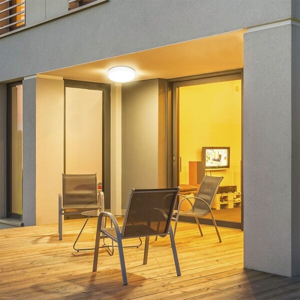 LED таванно осветително тяло за баня LED/18W/230V 4000K IP44 бяло