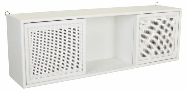 Рафтове Alexandra House Living Сребрист Бамбук Дървен MDF 17 x 26 x 81 cm