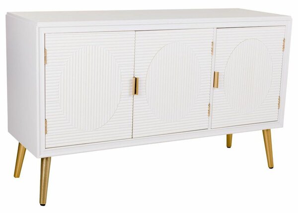 Бюфет Alexandra House Living Бял Златен Дървен MDF 41 x 71 x 120 cm