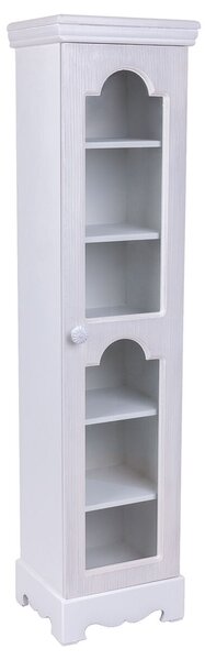 Шкаф Alexandra House Living Бял Mirror Дървен MDF 20 x 98 x 24 cm