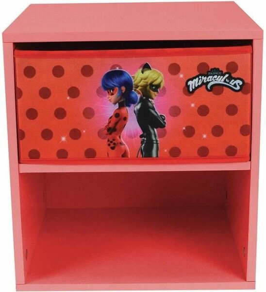 Нощно шкафче Fun House Miraculous Ladybug 36 x 33 x 30 cm