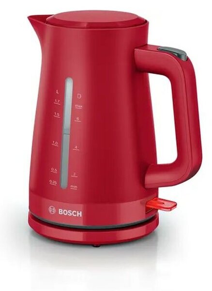 Чайник BOSCH TWK 3M124 Червен Пластмаса 2400 W 1,7 L