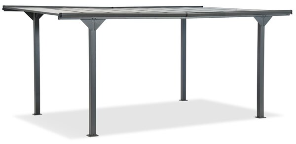 Алуминиев навес Lombardy 3x4.3 Garden Point антрацит