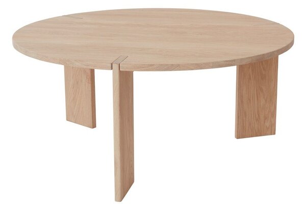 Кръгла масичка за кафе от масивен дъб в естествен цвят ø 90 cm Oy – OYOY Living Design