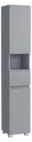 Шкаф за баня Vasagle сив 170x30x30 см