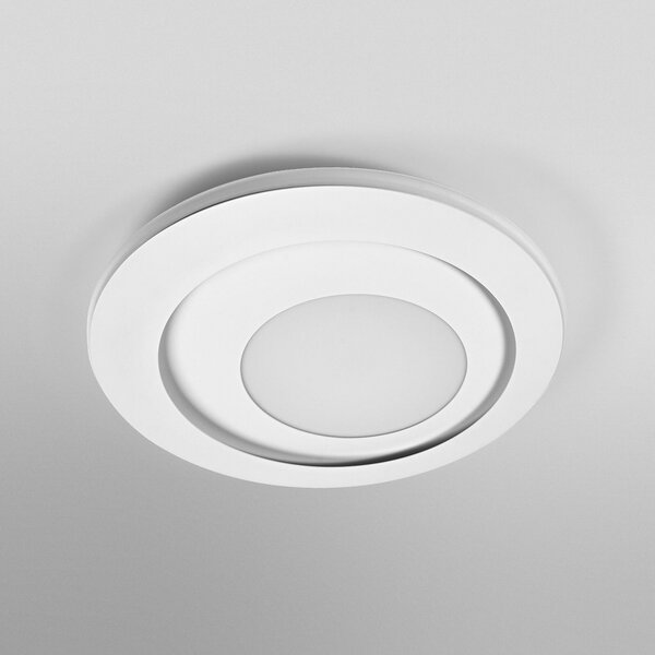 OSRAM LED плафон ORBIS SPIRAL ROUND Ø 40cm бял up/down, Бял, Дневна/трапезария, Метал, Модерен