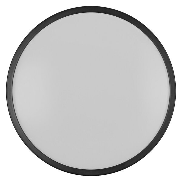 OSRAM LED плафон BATHROOM, черен, Ø 30 cm, IP44 CCT, Черен, Баня, Алуминий, Модерен