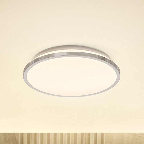 OSRAM LED плафон BATHROOM, хром, Ø 30 cm, IP44, CCT, Металик, Баня, Алуминий, Модерен