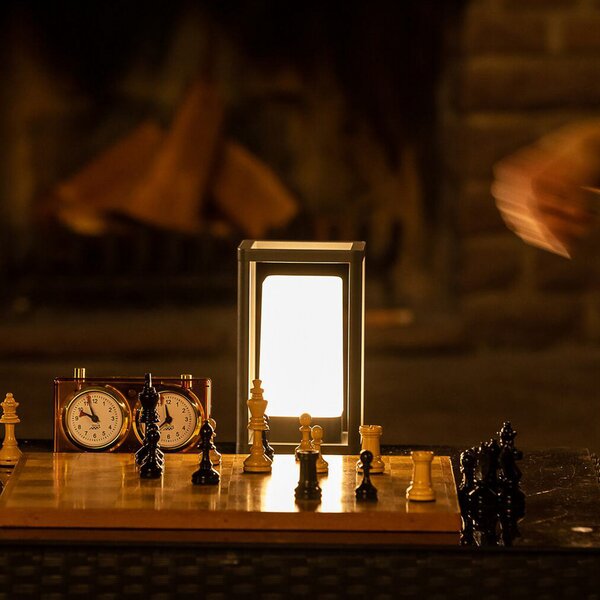 OSRAM SMART+ WiFi LED акумулаторна настолна лампа FRAME, тъмно сива IP44, Затъмняване, Сив, Алуминий, Модерен
