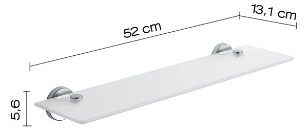 Рафт 55 см GEDY Felce, хром