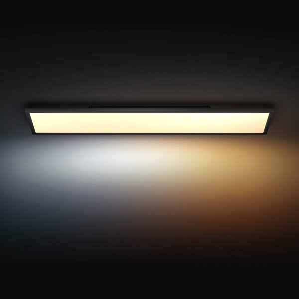 Philips Hue Panel White Ambiance Aurelle 120 x 30 cm черен, Затъмняване, Черен, кабинет / офис, Метал, Модерен
