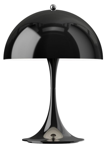 Louis Poulsen акумулаторна лампа Panthella PORTABLE 250, черна IP44, Затъмняване, Черен, Дневна/трапезария, Пластмаса, Модерен
