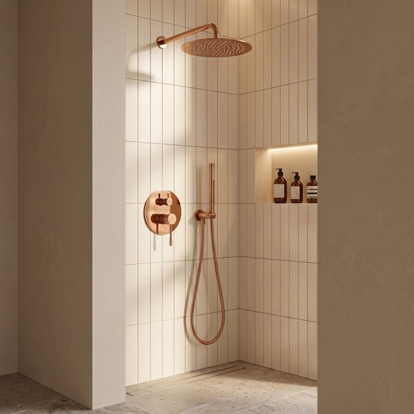 Душ система за вграждане Rea Venti Copper + BOX
