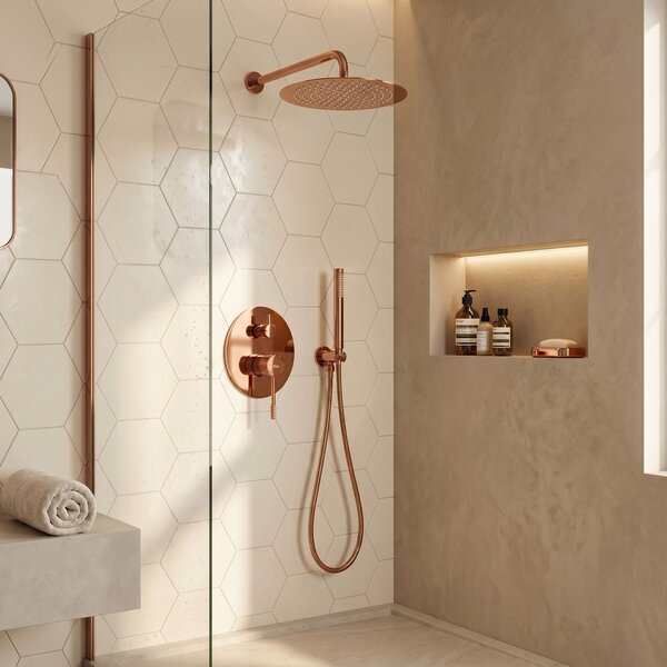 Душ система за вграждане Rea Venti Copper + BOX