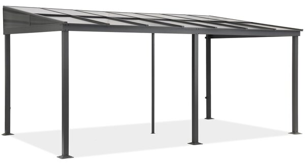 Алуминиев навес за тераса 3x6 m Tarragona Garden Point антрацит