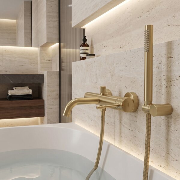 Душ слушалка Rea JS-018 BRUSH GOLD