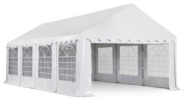 Бяла градинска парти палатка 4x8m Hanover Garden Point