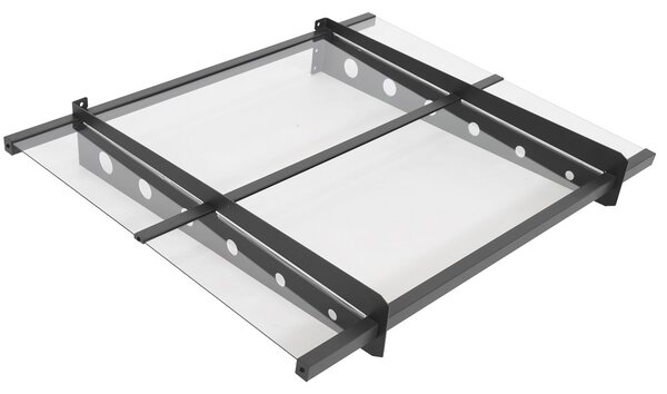 Навес над врата Dortmund 80 x 100 см CoverTech антрацит