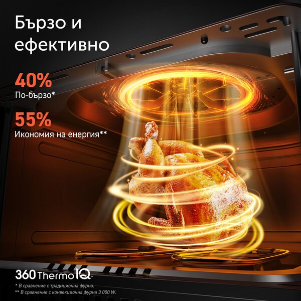 Фритюрник с горещ въздух Cosori Dual Blaze CAF-P583S, 6.4L, Черен
