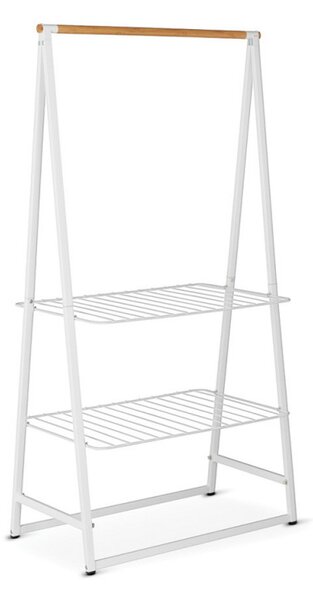 Многофункционална закачалка за дрехи Brabantia Linn 1008930, Стомана, Бял