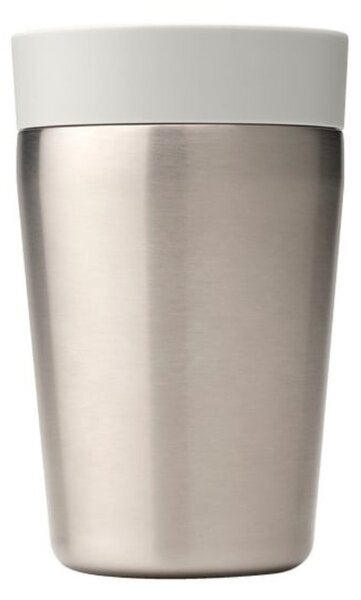 Термо чаша Brabantia Make&Take 1008492, 200 мл, Без разливане, Без BPA, Светлосив