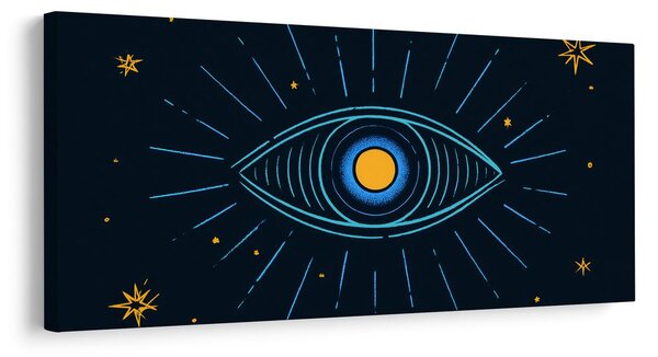 Картина на платно – Космическо око със сияние