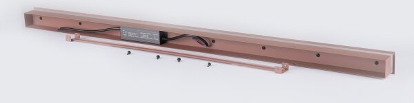 Brilagi-LED Външно стенно осветително тяло LINEAR LED/32W/230V 3000K IP65 140 cm кафяво CRI 90