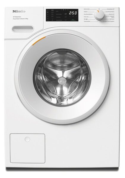 Перална машина Miele WSD383 WCS, клас A, 9 кг капацитет, 1400 оборота в минута, 10 програми, свободностояща, 59.6cm ширина, PowerWash, CapDosing, SteamCare, бяла