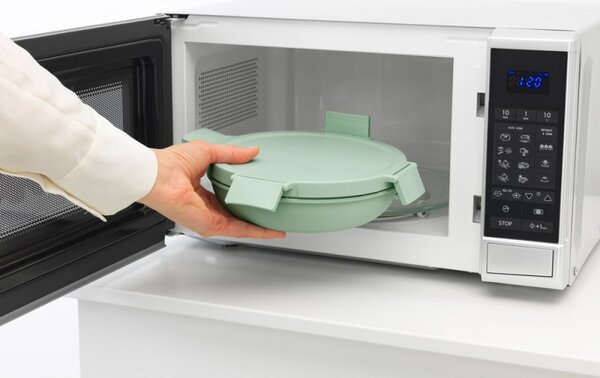 Кутия за храна Brabantia Make&Take 1006300, 1 л, Непропусклива, Херметично затваряне, Без BPA, Зелен