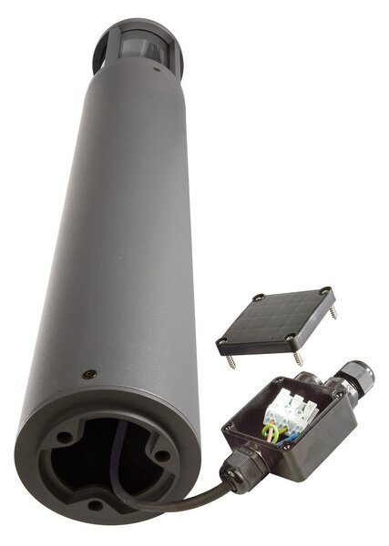 Deko-Light Осветление за пътеки Facado II, височина 65 cm, сиво/дим, Ø 11 IP65, Затъмняване, Сив, Алуминий, Модерен