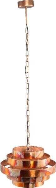 PTMD - Полилей на верига ZANTH 1xE27/40W/230V Ø 42 см, меден