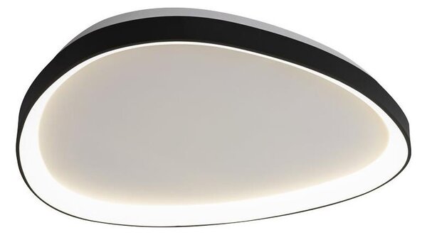 Top Light - LED димируемо таванно осветително тяло ECLIPSE LED/55W/230V 3000-6500K черно + дистанционно управление