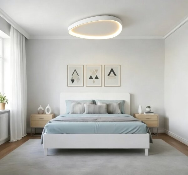 Top Light - LED димируемо таванно осветително тяло ECLIPSE LED/55W/230V 3000-6500K бяло + ДУ