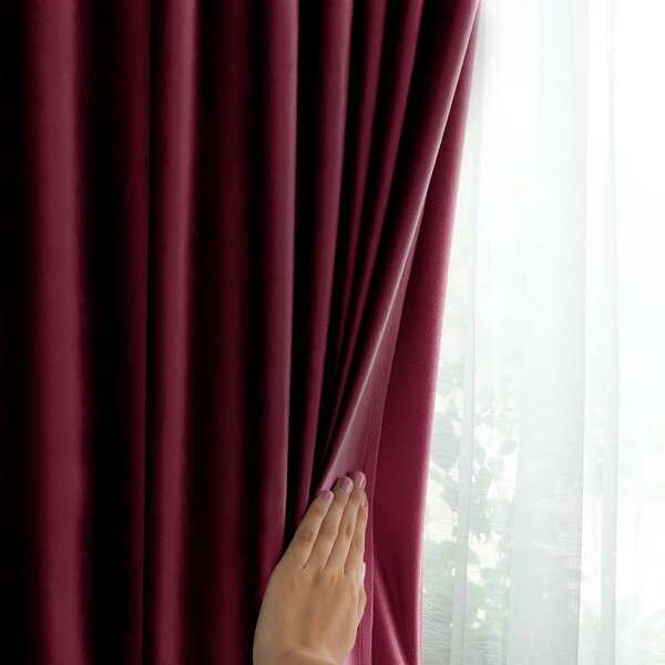 Бордо dimout перде 140x245 cm Pleat – Restilo