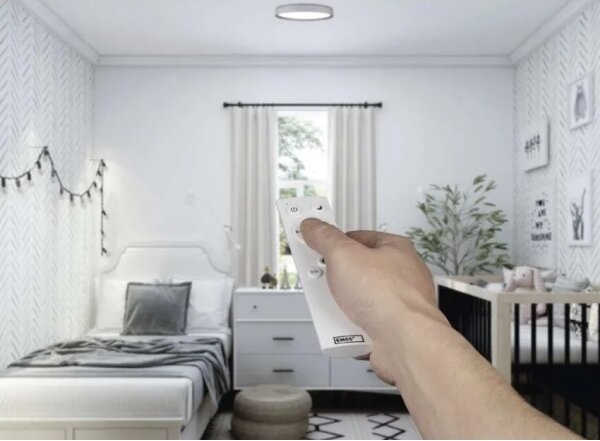 LED димируемо таванно осветително тяло ILVI LED/30W/230V 2700-6500K Ø 40 см бяло/бежово + дистанционно управление