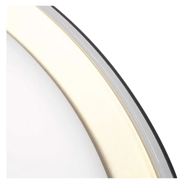 Димируемо LED таванно осветително тяло ILVI LED/30W/230V 2700-6500K Ø 40 см черно/месинг + с дистанционно управление
