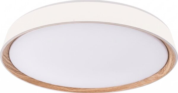 Димируемо LED таванно осветително тяло ILVI LED/45W/230V 2700–6500K Ø 50 см бял/бежов + дистанционно управление