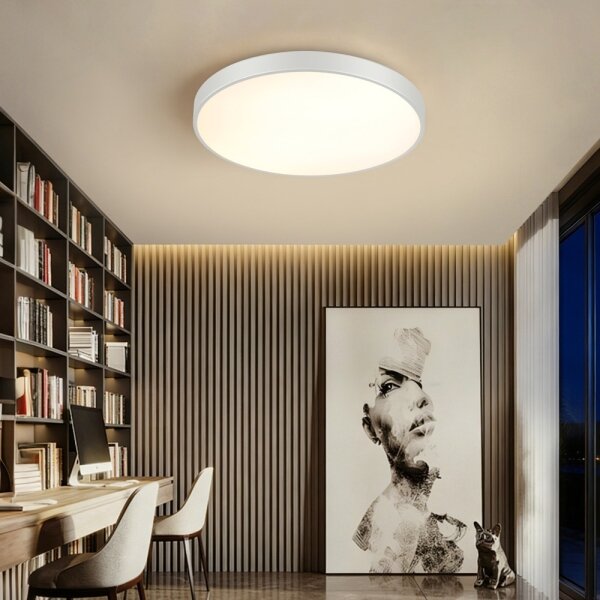 Immax NEO 07253L -LED Димируема лампа SEMPLICI 60W/230V Wi-Fi Tuya бял + д.у
