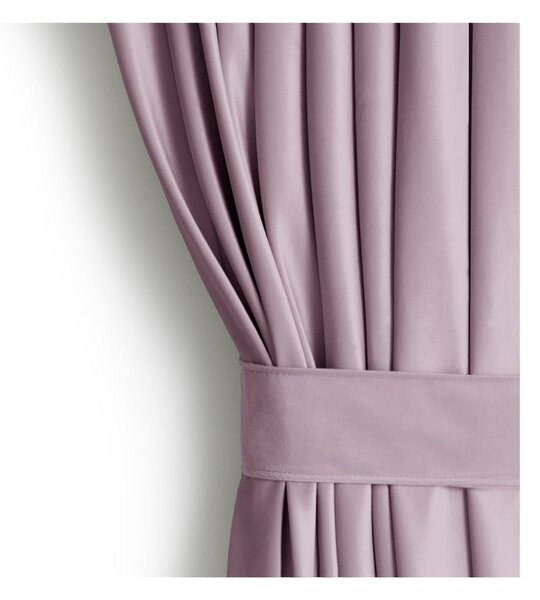 Светлорозово затъмняващо перде 140x245 cm Eyelets – Restilo