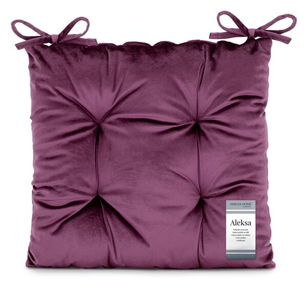 Кадифена възглавница за стол 40x40 cm Aleksa – Restilo
