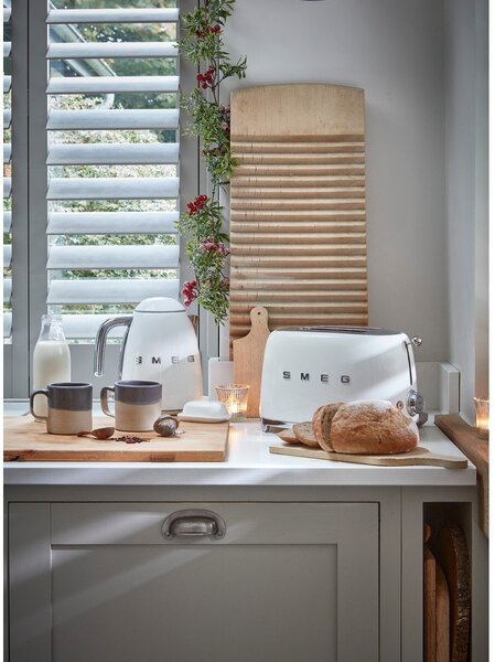 Тостер в матово бял цвят 50's Retro Style – SMEG