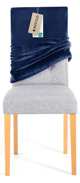 Сини ластични покривала за стол в комплект от 4 бр. 48 cm Sento – Restilo