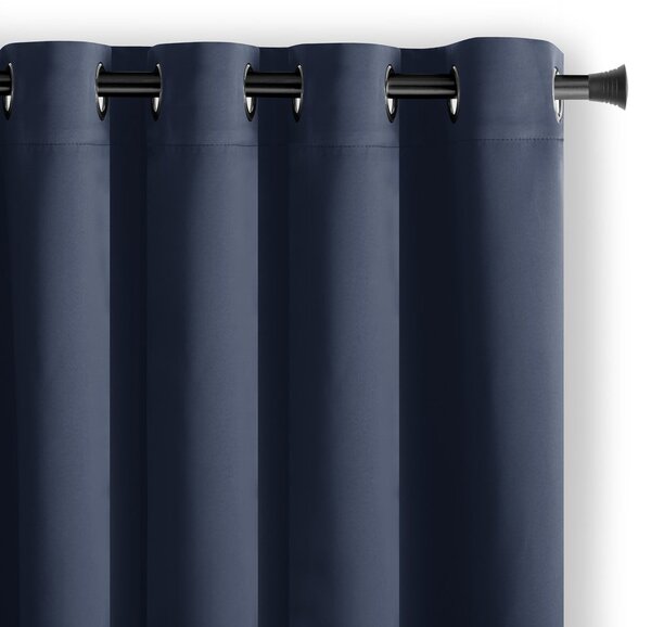 Тъмносиньо затъмняващо перде 140x175 cm Kierra – Restilo