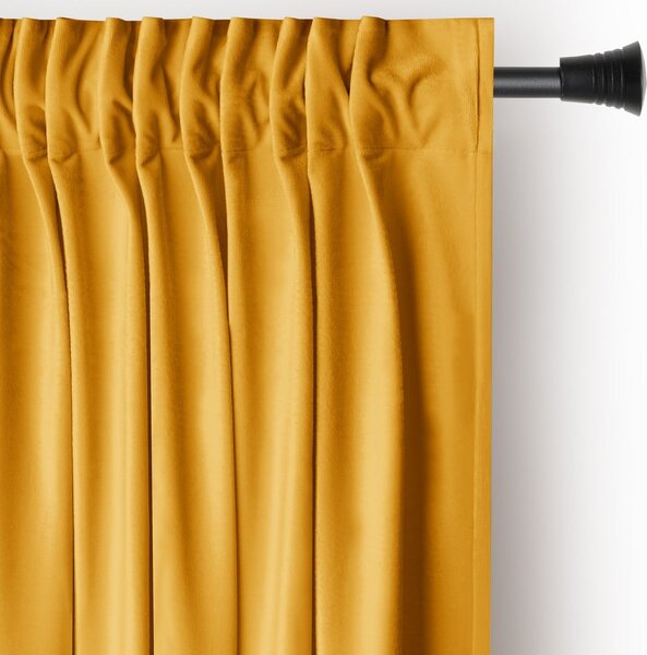 Жълто dimout перде 140x245 cm Pleat – Restilo