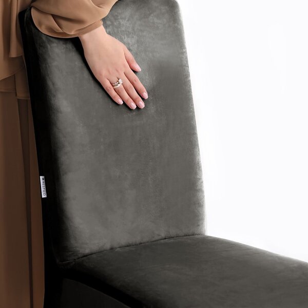 Сиви ластични покривала за стол в комплект от 4 бр. 48 cm Sento – Restilo