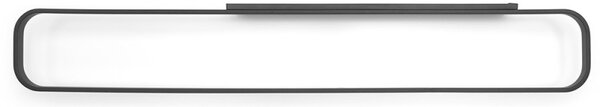 Държач за кърпи Brabantia MindSet 1005694, Минерално покритие, Дискретен монтаж, До 2 кг, Тъмносив