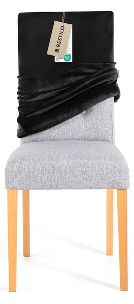 Черно ластично покривало за стол 48 cm Sento – Restilo