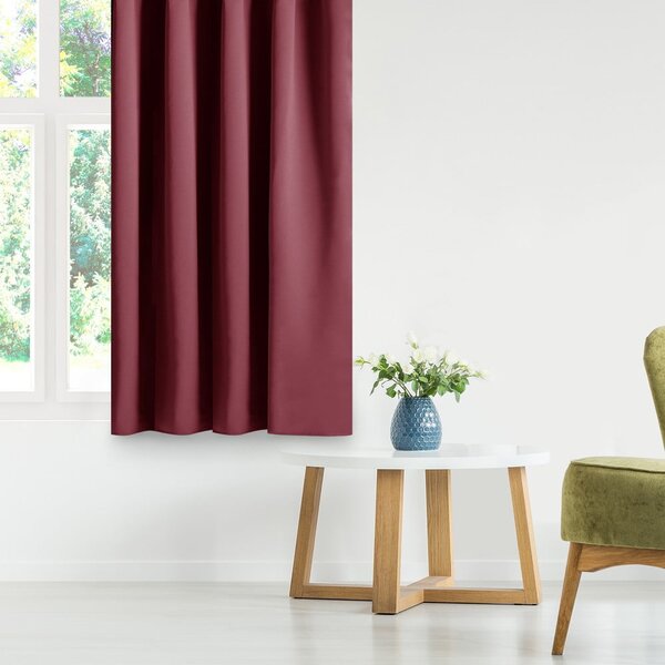 Бордо затъмняващо перде 140x175 cm Kierra – Restilo